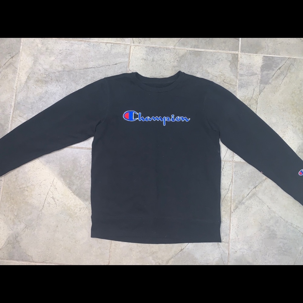 Black Champion crewneck sweatshirt